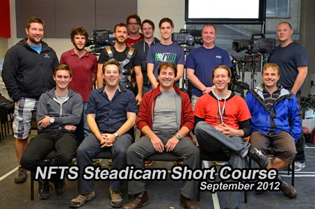 NFTS Steadicam Workshop Course group photo Sept2012